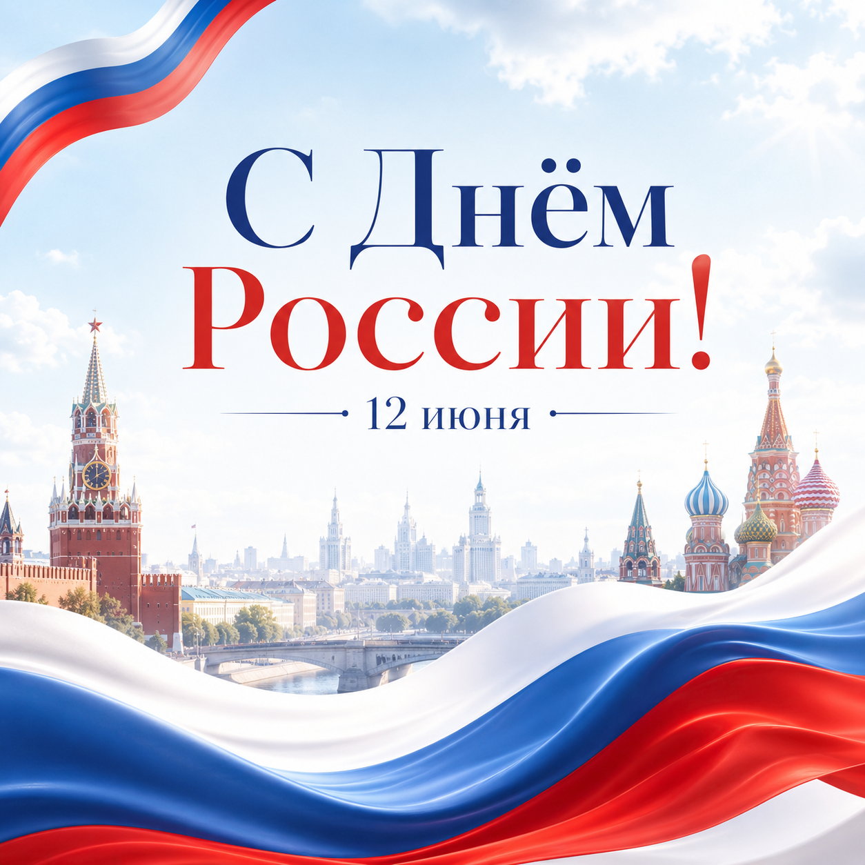 Поздравляем вас с Днём России! Поздравляем вас с Днём России!